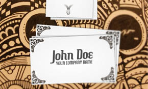 Retro Business Card Template