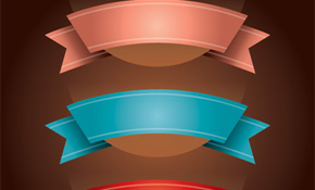 Ribbons Vector Graphic