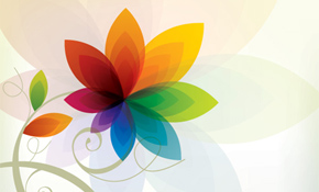 Summer Flower Vector Graphic
