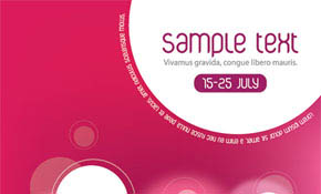 Summerish Flyer Design Vector Graph