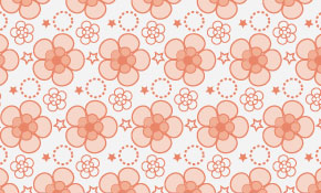 Free Seamless Petal Vector Pattern