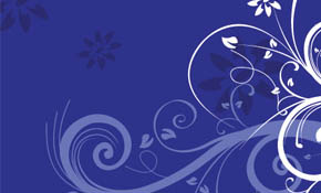 Swirls on Blue