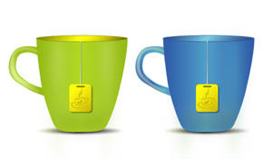 Tea cup vector