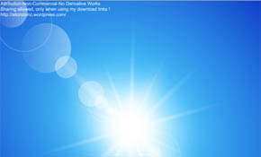 Abstract Sunny Blue Sky Background