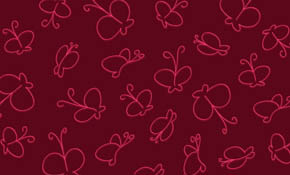 Curly Butterfly Background
