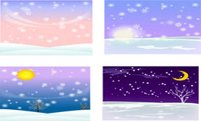 Vector Snow Background