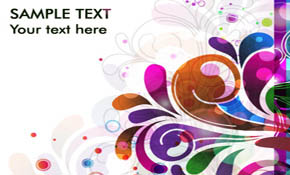 Abstract floral background