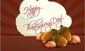 happy thanksgiving day vector