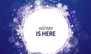 Winter Is Here Vector Graphic