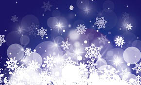 Winter Landscape Vector Graphic