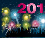2012 fireworks party night