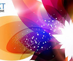 Abstract Colorful Floral Vector Bac