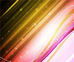 Abstract Colorful Waves Vector