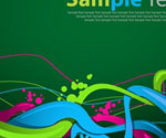 Abstract Wave Background