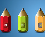 Adobe Pencil Icons Vector