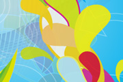 Blue Colorful Abstract