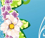 Blue Flowers Vector