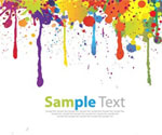 Colorful Paint Splat Vector