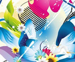 Floral Design Vector Graphic