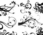 AI Floral design elements