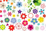 Flowers Vector Set 2