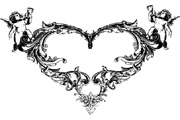 Ornate Heart Vector