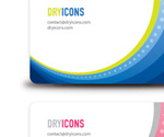 Abstract Business Cards Vector Grap