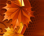 Background With Maple Leaves