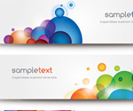 Beautiful Modern Banners Vector Gra