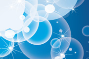 Blue Bokeh Free Vector Background