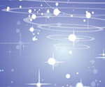 blue retro circles