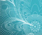 Blue Wallpaper Vector Graphic