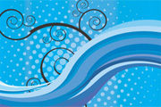 Blue Waves Background