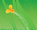 Butterfly dance Vector Graphic