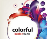 Colorful Bubble Frame