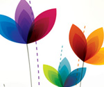 Colorful Flowers Vector Graphic