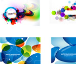 colorful backgrounds in vector