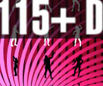 Dancing Girls Silhouettes