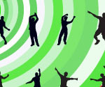 Dancing Men Silhouettes