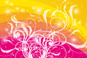 Dotted Colored Vector With Swirls D