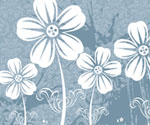 Flower field Vector Graphic