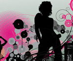 free party nightlife vector