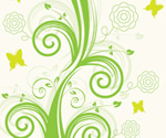 Green Floral Design