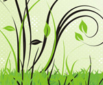 Green Landscape Vector Graphic