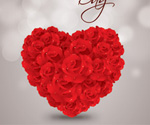 Heart of Roses Vector Graphic