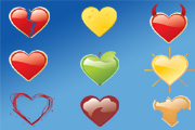 9 love icons packages