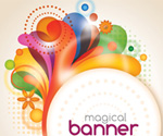 Magical Banner Vector Graphic