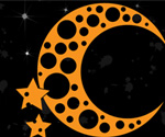 Moon and Stars Vector Background