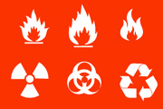 naturals disasters icons pack