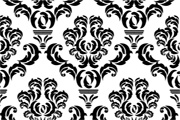 Vector damask repeat pattern